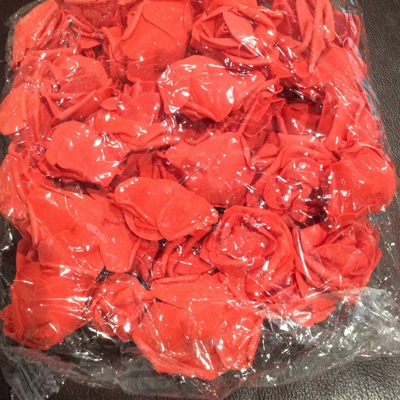 24 Coral color rose artificial Bud - Picture 4 of 5